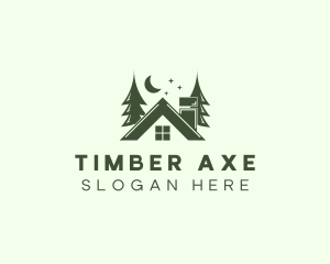 Forest Cottage House logo design