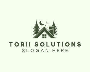 Forest Cottage House logo design