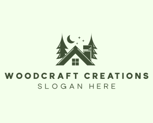 Forest Cottage House logo design