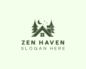 Forest Cottage House logo design