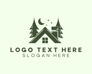 Forest Cottage House logo design