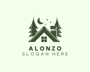 Forest Cottage House logo design