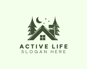 Forest Cottage House logo design