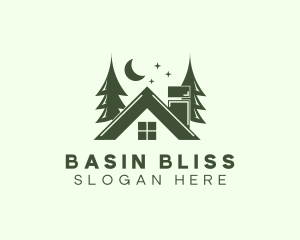 Forest Cottage House logo design