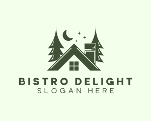 Forest Cottage House logo design