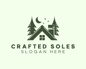 Forest Cottage House logo design