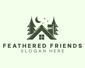 Forest Cottage House logo design