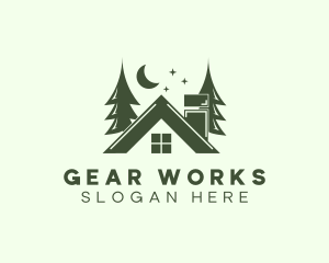 Forest Cottage House logo design