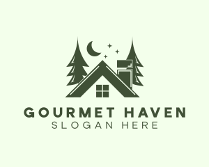 Forest Cottage House logo design