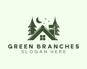 Forest Cottage House logo design