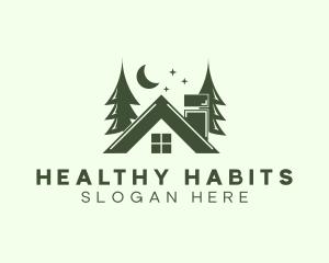 Forest Cottage House logo design