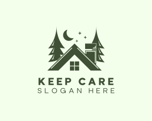 Forest Cottage House logo design