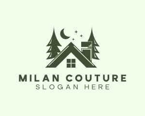 Forest Cottage House logo design