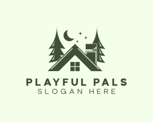 Forest Cottage House logo design