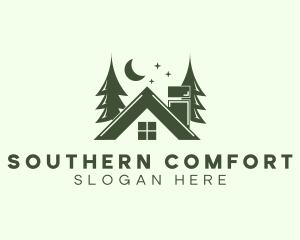 Forest Cottage House logo design