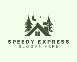 Forest Cottage House logo design