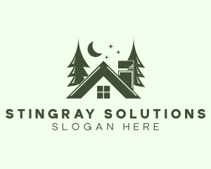 Forest Cottage House logo design