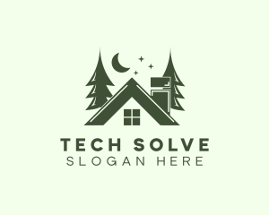 Forest Cottage House logo design