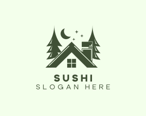 Forest Cottage House logo design