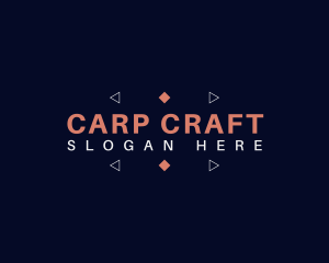 Geometric Crafting Business logo design