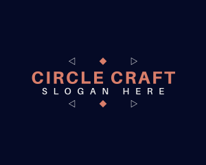 Geometric Crafting Business logo design