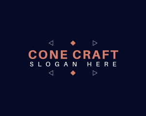 Geometric Crafting Business logo design