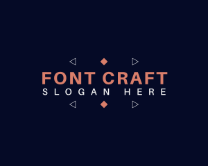 Geometric Crafting Business logo design