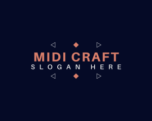 Geometric Crafting Business logo design