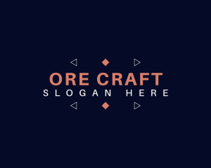 Geometric Crafting Business logo design