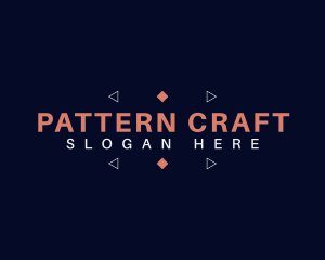 Geometric Crafting Business logo design