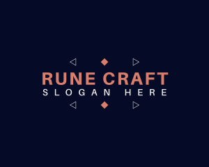 Geometric Crafting Business logo design