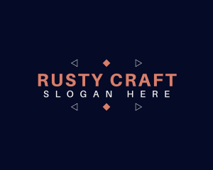 Geometric Crafting Business logo design