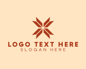 Landscape Designer - Geometric Flower Petal logo design