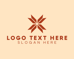 Geometric Flower Petal Logo