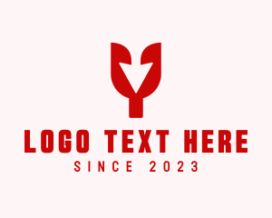 Storage - Down Arrow Letter Y Company logo design
