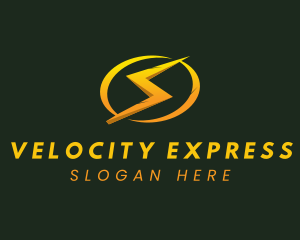 Speed - Electric Thunder Speed logo design
