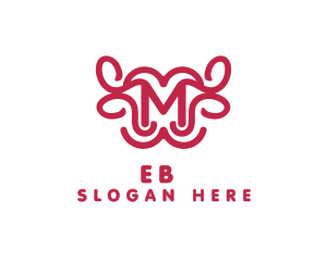 Pink Buffalo M Outline Logo