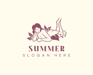 Nude Erotic Woman logo design