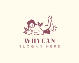 Plant - Nude Erotic Woman logo design