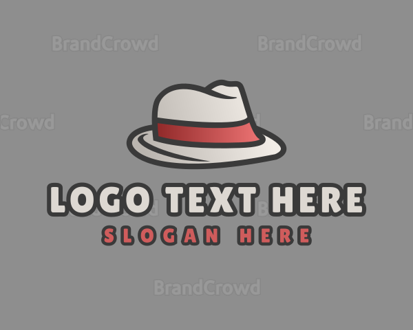 Formal Fashion Fedora Hat Logo