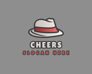 Formal Fashion Fedora Hat Logo