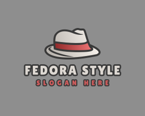 Formal Fashion Fedora Hat logo design