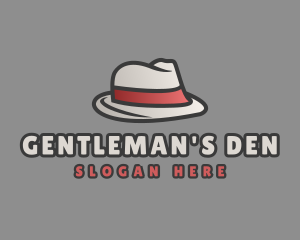 Formal Fashion Fedora Hat logo design