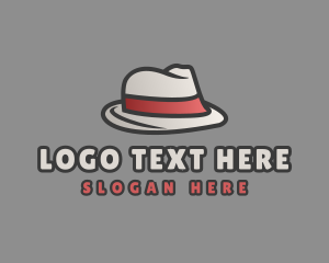 Formal Fashion Fedora Hat Logo