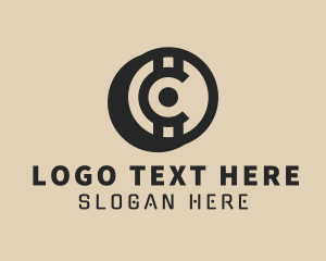 Bitcoin - Crypto Coin Letter C logo design