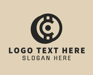 Token - Crypto Coin Letter C logo design