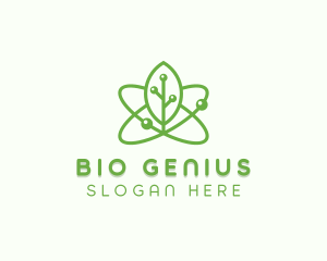 Biotechnology - Scientific Leaf Biotechnology logo design