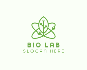 Biology - Scientific Leaf Biotechnology logo design