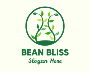 Green Organic Tree logo design