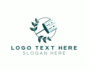 Squeegee - Organic Wiper Cleaner logo design